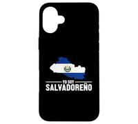 Yo Soy Salvadoreño El Salvador Flag Map Case for iPhone 16 Plus