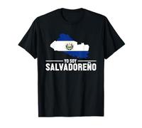 Yo Soy Salvadoreño El Salvador Flag Map T-Shirt