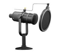 YO-TRONICS Podcasting Dynamic Microphone Live Streaming Vocal Recording, Black