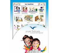 Yo-Yee Flashcards Cartes images pour l’encouragement linguistique - La routine - pour l’enseignement de l‘français à la garderie, au jardin d’enfants et à l’école primaire