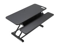 Yo-Yo DESK 95-S [SLIM] (BLACK, 95cm) - Height Adjustable Standing Desk. “Easy-to-handle” SLIM Sit-Stand Solution for all workstations and standing desk workplaces.