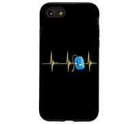 Yo-Yo Heartbeat EKG Pulse Yoyo Player Old Games Yoyo Lover Case for iPhone SE (2020) / 7 / 8