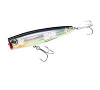 YO-Zuri 3D Inshore Popper Floating 70mm Salt Lure Color:Black Silver Chart