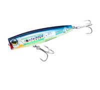 YO-Zuri 3D Inshore Popper Floating 70mm Salt Lure, Color:Mardi Gras