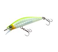 YO-Zuri 3DR-X Flat Heavy Minnow Sinking 40mm Bus Lure, Color: Matte Ghost Pearl Chartback