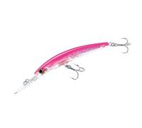 Yo-Zuri 5-1/4-Inch Fluorescent Pink Crystal 3D Minnow Deep Diver Lure, 1 Piece