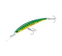 Yo-Zuri 5-1/4-Inch Hot Tiger Crystal 3D Minnow Deep Diver Jointed Lure, 1 Piece