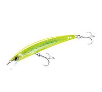 Yo-Zuri Crystal 3D Minnow Floating Lure, Chartreuse Silver, 3-1/2-Inch