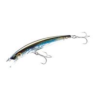 Yo-Zuri Crystal 3D Minnow Floating Lure, Silver Bronze, 4-3/8-Inch