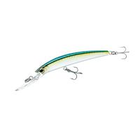 Yo-Zuri Crystal Minnow Deep Diver Lure, Holographic Green Mackerel, 5-1/4-Inch