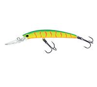 Yo-Zuri Crystal Minnow Deep Diver Walleye Floating Lure, 5 1/4", Hot Tiger