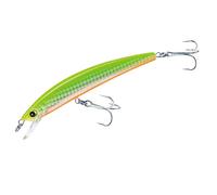 Yo-Zuri Crystal Minnow Floating Lure, 5-1/4-Inch, Holographic Chartreuse