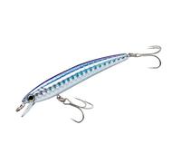 Yo-Zuri F1161-M177 Pins Minnow Floating Diver Lure, Silver/Blue