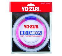 Yo-Zuri H.D. Fluorocarbon Wrist Spool 100-Yard Leader Line, Pink, 50-Pound