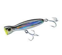 YO-Zuri Mag Popper Floating 100mm Salt Lure, Color: Black Back, Center of Gravity