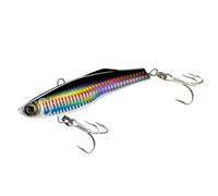 Yo-Zuri SINKING LURE HIGH SPEED VIBE - 13CM - 80, per unit, Holographic Black, N°2/0, Sinking