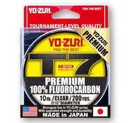 Yo-Zuri T7-10LB-CL-200YD: T-7 Premium Fluorocarbon 10Lb 200Yd, Clear