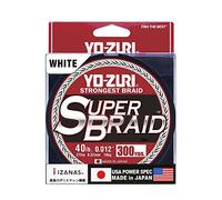 Yo-Zuri, White YZ-SB-40lb-WH-300YD: Super Braid White 40lbs 274.4 Unisex-Adult, One Size