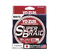 Yo-Zuri YZ-SB-50LB-WH-300YD: Super Braid White 50Lb 300Yd, White