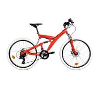 YOAC 11 Full Suspension Mountain Bike, 26in Wheel - Red