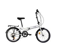 YOAC Alloy Folding Bike, 20in Wheel - Silver