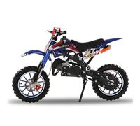 Yoakaiax 49CC Mini Dirt Bike Gas Powered 2-Stroke for Kids and Adult - Off Road Pocket Motorbike With Disc Brakes, Pull Start, Up to 40KM/H (Blue)