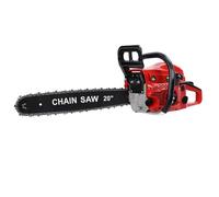 yoakaiax 58cc Petrol Chainsaw Petrol Chain Saw 20 Inch Gas Powered Chainsaws 2-Cycle Handheld Cordless Petrol Chain Saws Power Saws for Cutting Wood Tree Trimming, Automatic Oiler Red