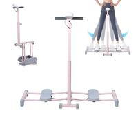 yoakaiax Ski Machine Collapsible Leg Magic Machine Leg Stretcher Split Machine Pelvic Floor Trainer Kegel Trainer Workout Equipment for at Home Gym Pink