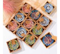 Yoande 12 Pcs Small Ceramic Bowls 3.3", Boho Dipping Dishes Wedding Favors