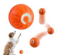 YOAOSER Interactive Dog Ball, Automatic Active Rolling Balls for Small Medium Dogs Cats,Electric Smart Self-Moving Dog Toys, Automatic Bouncing and Self-Rolling Ball for Puppy/Small/Medium (orange)
