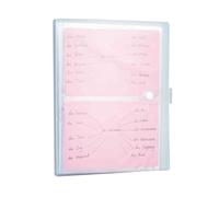 YOAVIP 4x6 Index Cards Clear Plastic Holder Organizer Pouches Book Binder 40 Page Hold 160 Cards 4 Pack