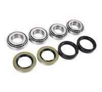 Yobadam 2 Set Trailer Wheel Hub Bearings Kit Replacement for 1 Inch 2000-2200Lbs Axle with Grease Seals Cotter Pin Gasket, Trailer Bearings Kit L44643 L44610 12192TB 44643