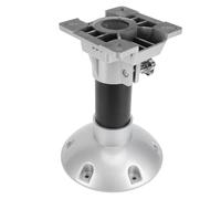 Yobadam Boat Seat Pedestal, Compatible with Most Marine Seats, 330mm | Arrow Storage Case Removable, Rustproof Aluminum Alloy Captain Seat Pedestal for Yacht Fishing Boats, 240mm Base Plate