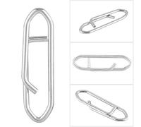Yobadam Fishing Snaps, Heavy Duty Stainless Steel Clips (Small 37x24cm / | Rust-resistant material, Ideal for large fish, Comes in 100 pcs