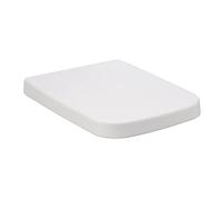 Yobadam Round Toilet Seat for Standard Bathrooms, 16.5 to 18.9 Inch, 1 | Quiet Close Hinge, PP Plastic, Tool Free Removal, White Round Toilet Lid, Width 13.4 Inch
