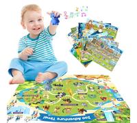 YOBEIC - Talking poster set, interactive audio toys, electronic learning systems for boys and girls, sensory toys for autism, Christmas birthday gifts