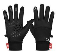 Yobenki Warm Winter Gloves - Anti Slip Touchscreen Windproof Water Resistant Thermal Gloves for Cold Weather Cycling, Running, Walking, Riding, Driving