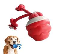Yobensun Dog Toy, Power Tail Dog Toy, nteractive Puppy Chasing Spinning Balls, New Motion Activated Rolling Smart Jumping Ball for Small Medium Dogs (Red)