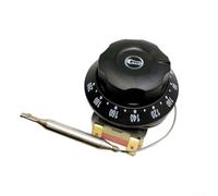 YobiLi Feelectric Oven Thermostat, Temperature Switch 250V With Probe Rod Sensor And Metal Plastic Build For Kitchen Appliance Temperature Regulation