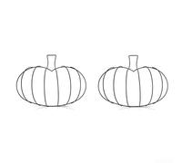 YobiLife 2 Pack Metal Wreath Form for Halloween Witch Hats Wreath Frame Pirate Ship Witch Hat Metal Frame for Halloween DIY Crafts Holiday New Year Wall Door Decors(B)