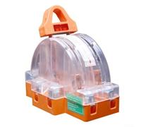 YobiLife 2P Safety Isolator Switch, 230V AC Transparent Double Pole Design (32A 63A 100A) for Bidirectional Load Control in Equipment and Buildings(100A-2P)