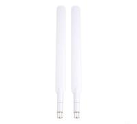 YobiLife 2Pcs 4G LTE Antenna 5dBi Gain for SMA Router Models E5186 B880 B315 B310 B525 B535 B593 698-2700MHz Vertical Polarization 50 Ohm(white)