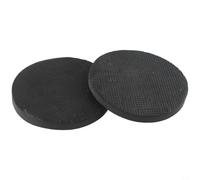 YobiLife 2pcs 6 Inch Clay Bar Sponge Pads for Car Detailing - Cleaning Disc to Remove Grease Rust Stains - Reusable Washable Applicator for Auto Paint Care Black