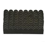 YobiLife 35Pcs Self-Adhesive Roofing Felt Shingles Polyester Roof Tiles for Birdhouse Nesting Box Rabbit Hutch Insect Hotel Dog House Mailbox Sandpit Black 300x50x2mm Easy Install(black)
