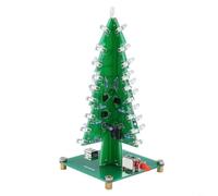 YobiLife 3D LED Flash Circuit Kit Designed For Hobbyists To Assemble A Christmas Tree Light Display With 36 LEDs And Detailed Installation Guide(7 colors)
