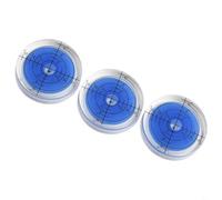 YobiLife 3Pcs Round Bubble Level Round Circular Level Measuring Tool for Precision Adjustment of Furniture Frames Monitors Cameras