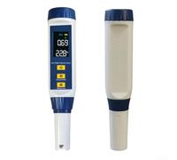 YobiLife 5-In-1 Water Quality Tester Ph Conductivity Tds-Meter With Automatic Temperature Compensation For Aquaculture Lab Farm