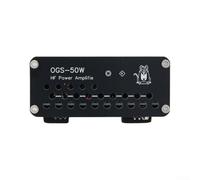 YobiLife 50W HF Power-Amplifier for Xiegu G90 G1M X5105 USDX, FT-817, FT-818, IC-703, IC-705, KX3 QRP Radios with M/UHF and Q9/BNC Interfaces, 3-24MHz, 13.8V(M/UHF Interface)