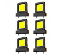 YobiLife 6PCS 14W LED Portable Work Light Camping Lantern Compatible with 20V 21V Power Tool Batteries Adjustable Interface for DIY and Professional Tasks(6 pcs)