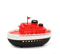 YobiLife Aromatherapy Ship Humidifier, With Dual Mist Modes 5V Powered Silent Operation Automatic Shut Off Desktop Air Moisturizer(Red Black)